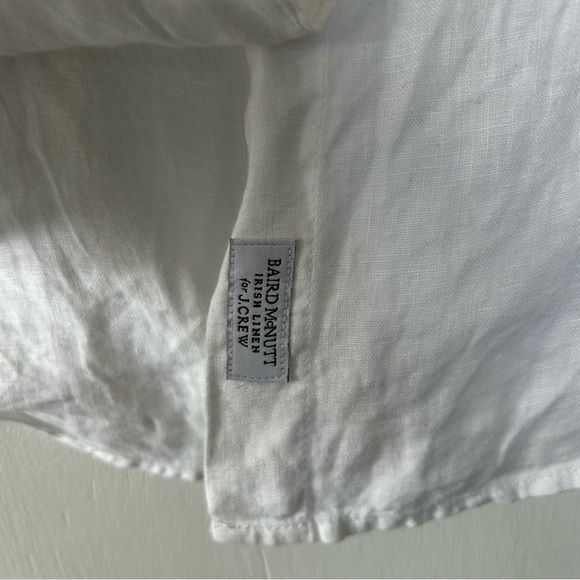 J. Crew White Linen Button Down Shirt - Picture 5 of 6